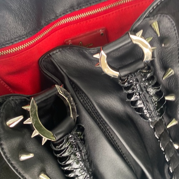 Christian Louboutin Talita Spikes Embellishments Large Tote Bag - Picture 7 of 16